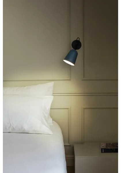 FARO 28274 - Fali lámpa STUDIO 1xE14/8W/230V kék/fekete