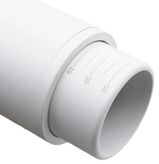 MICA 1xGU10/25W 230V fehér spot lámpa sínrendszerhez, 1 fázisú