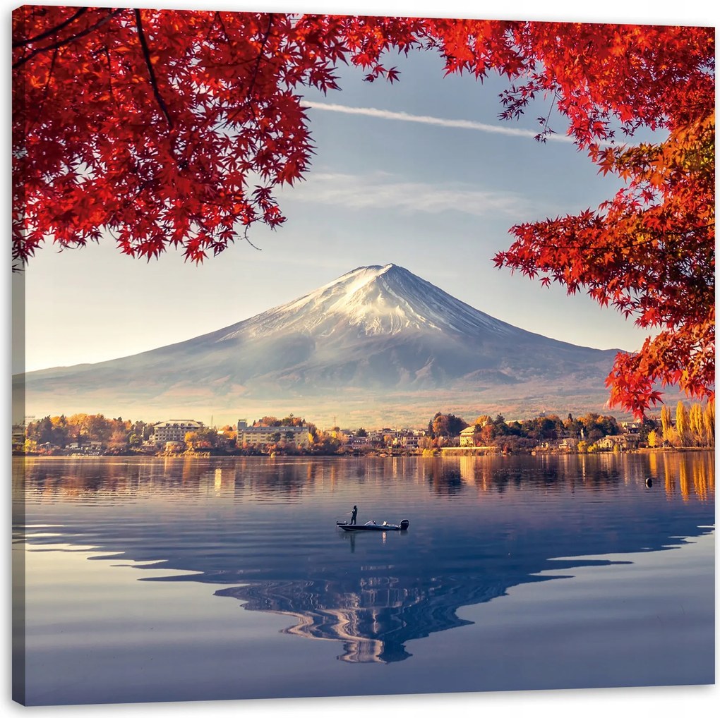 Vászonkép Gyönyörű Tájkép Hegy Természet 60X60 cm Ideális ajándék