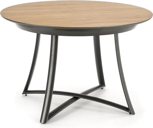 MORETTI bővíthető étkezőasztal – arany tölgy / szürke / antracit 118 – 148 cm