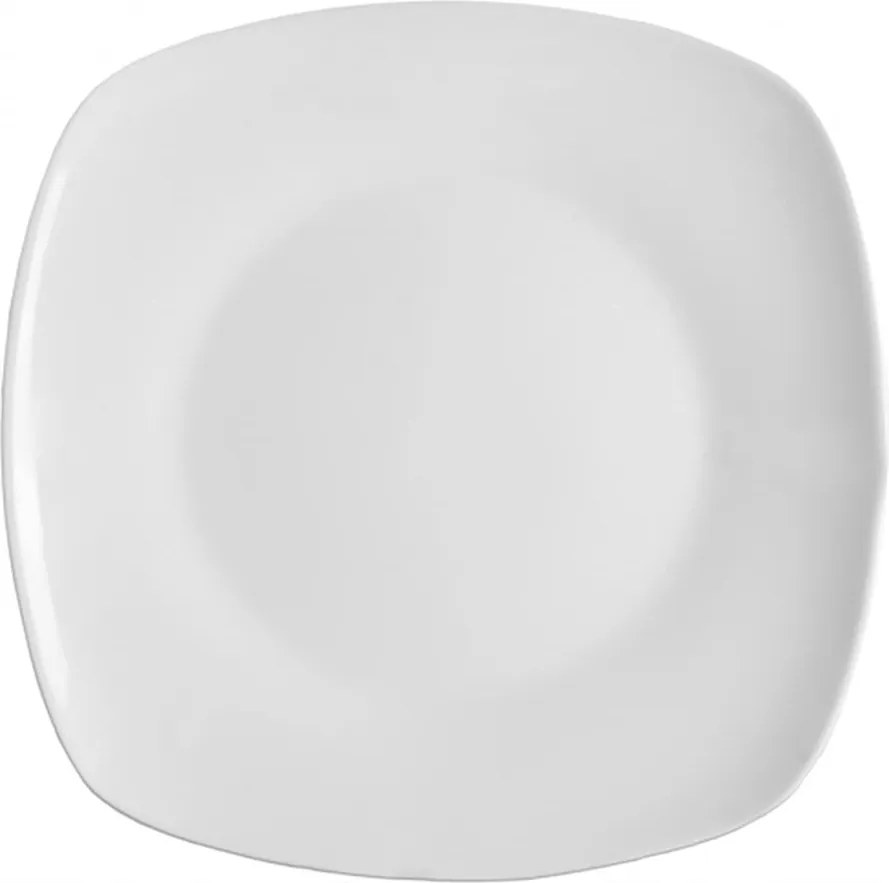 sekély tányér 24cm Mona porcelán Fehér