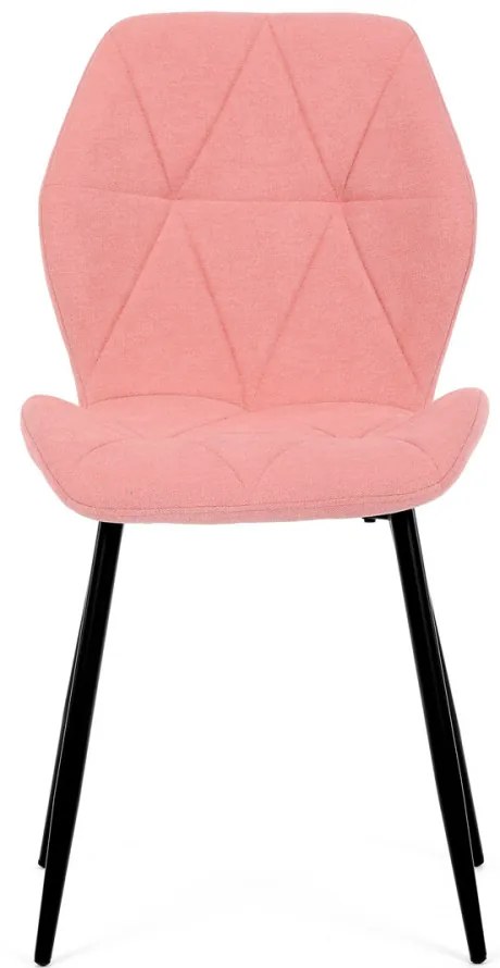 Scaun modern de sufragerie roz CT-285