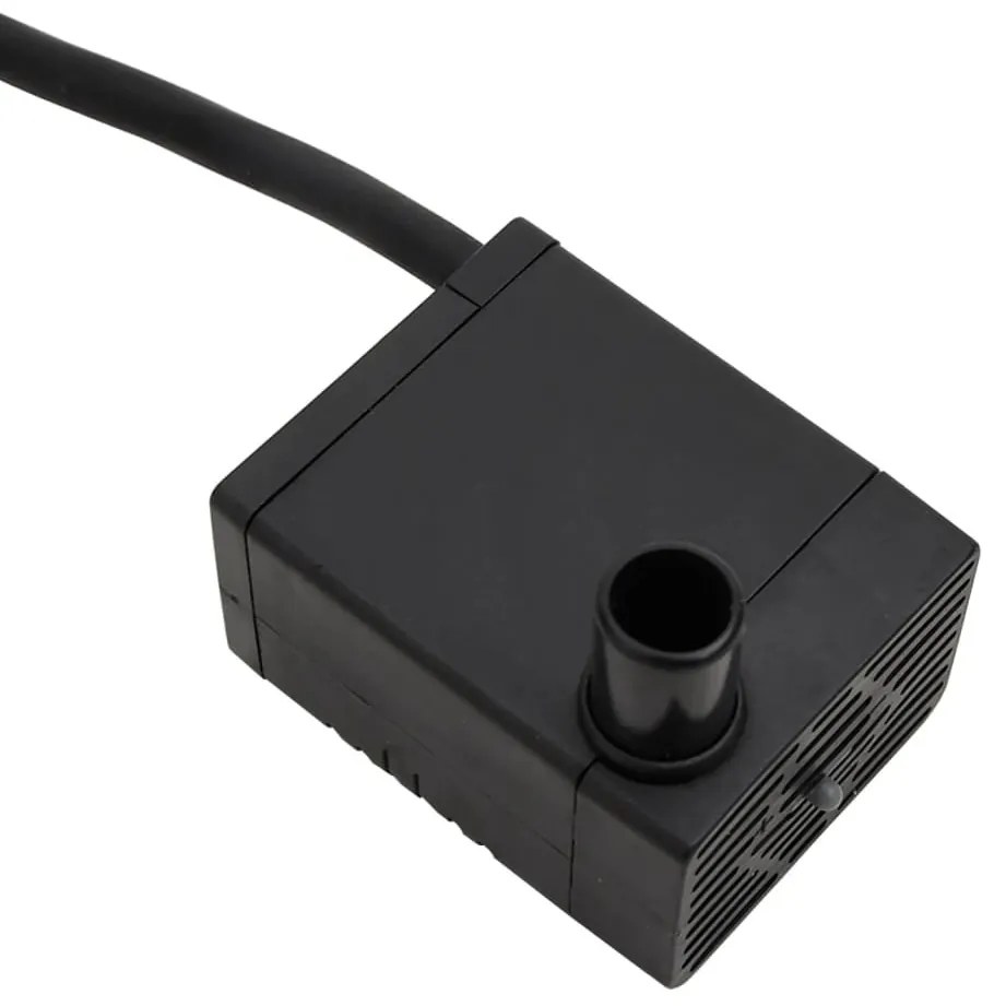 vidaXL tömör fenyőfa kerekes szökőkút szivattyúval 55 x 55 x 80ncm