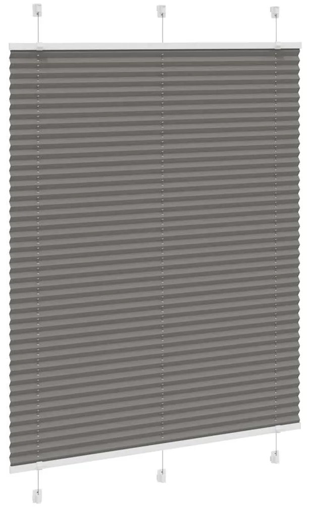 pliszírozott redőny antracit 110x150 cm szövetszélesség 109,4cm