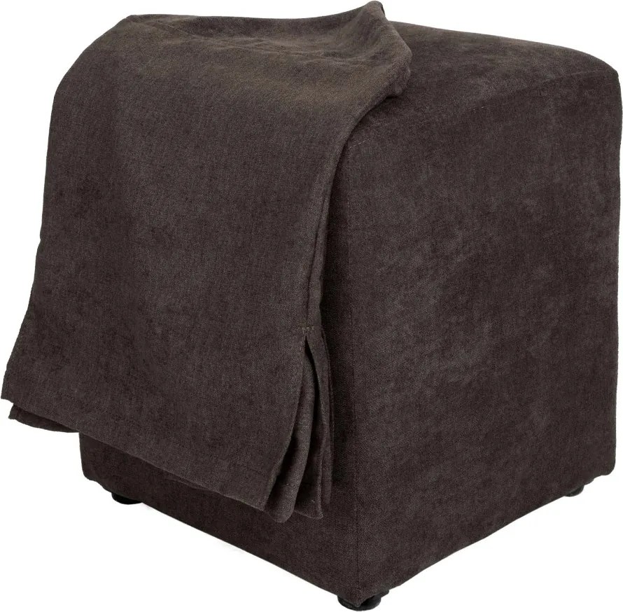 Cube H puff huzattal - K07 szövet - barna R
