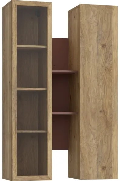 INAR fali polc tölgy/barna