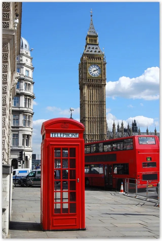 Poszterek 80x120 London BigBen fülke