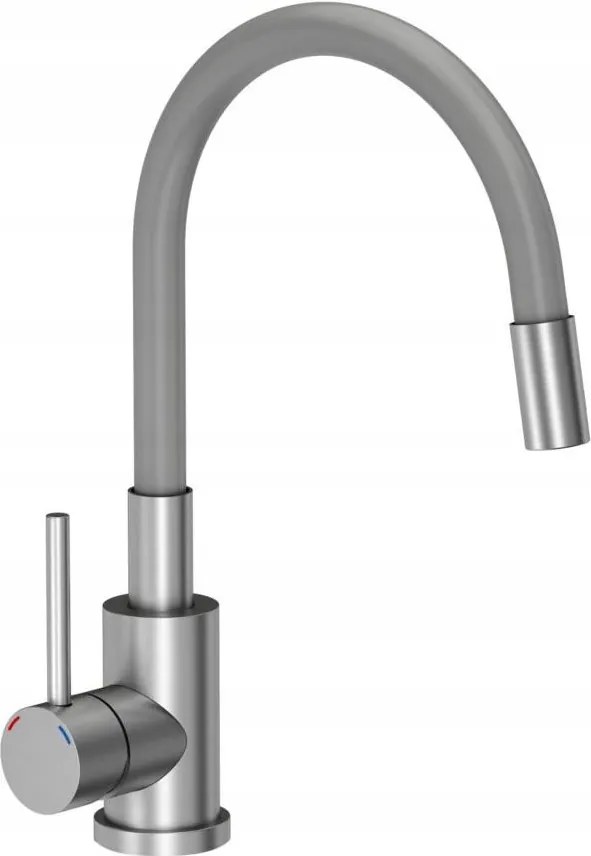 Álló konyhai csaptelep Elastic szürke