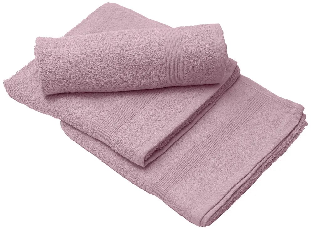 ELEGANZA törölköző 50x100 cm rózsaszín, 100% pamut