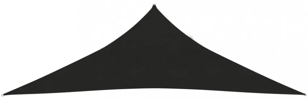 fekete HDPE napvitorla 160 g/m² 5 x 5 x 6 m