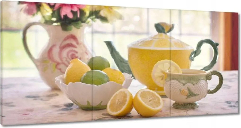 Vászonkép 60x30 Tea a csészéből