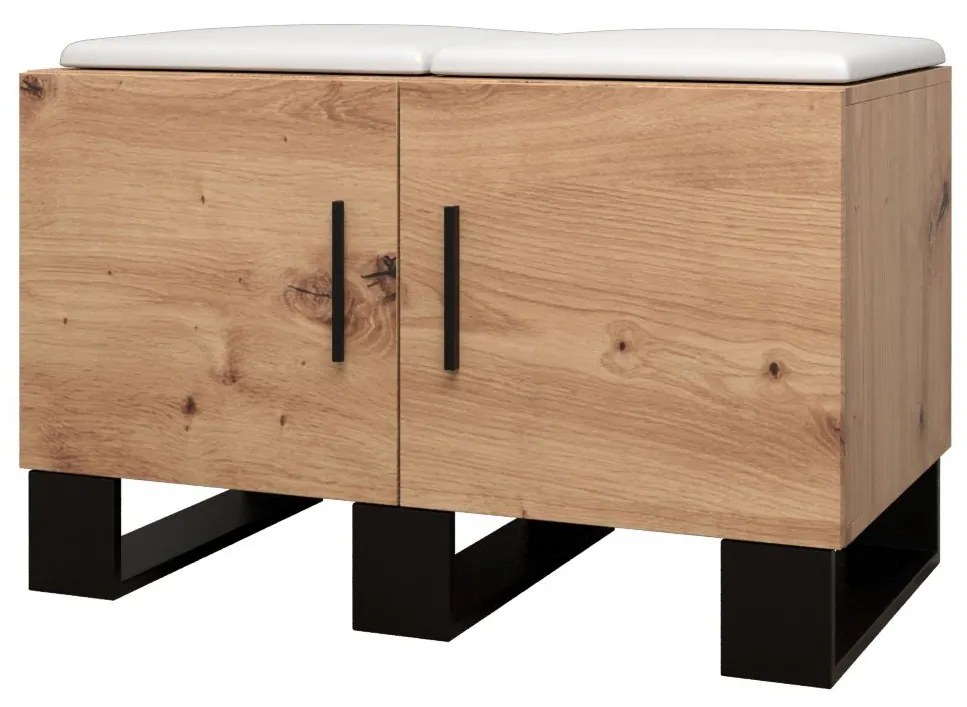 Előszobabútor Amanda 17 (artisan tölgy + fehér). 1086008