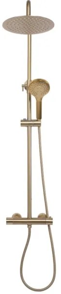 REA-P6602 - VINCENT termosztátos zuhanyszett, szálcsiszolt arany