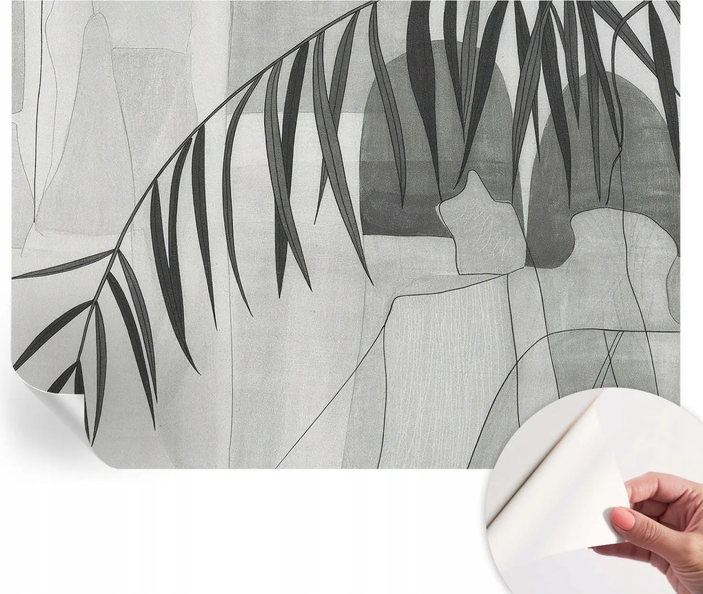 Öntapadós Dekoratív Fotótapéta Hálószobába Absztrakt pálmafa 208x146