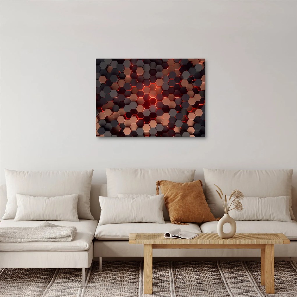 Kép - Futurisztikus absztrakció (70x50 cm)