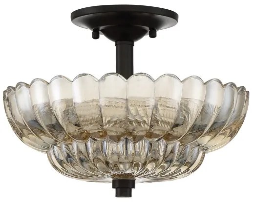 Quoizel QZ-WHITECAP-SF-S - Mennyezeti lámpa WHITECAP 3xE14/40W/230V átm. 29,7 cm