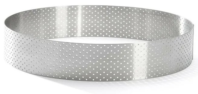 De Buyer 3098.07 perforált torta kerek keret 18,5 cm, rozsdamentes acél
