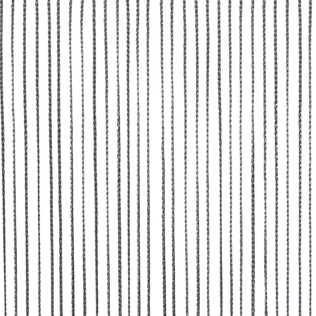 2 db antracit zsinórfüggöny 100 x 250 cm