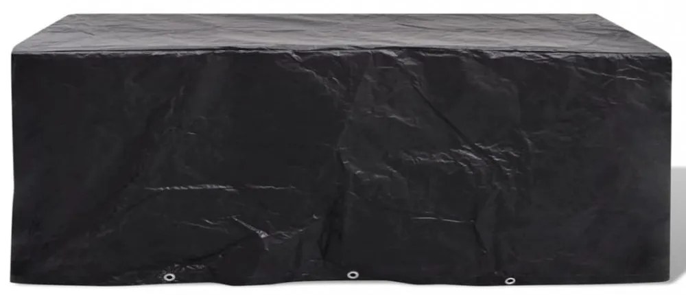 2 db 8 személyes polyrattan szett huzat 10 lyukkal 229 x 113 cm
