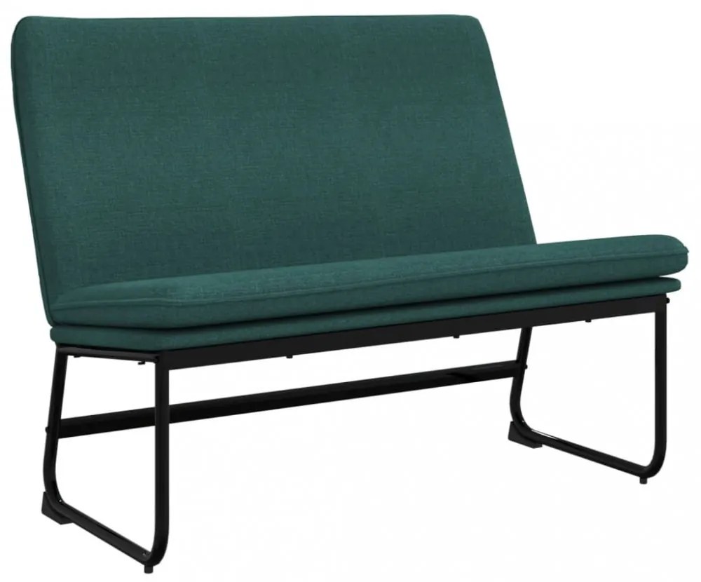 sötétzöld szövetpad 100 x 75 x 76 cm