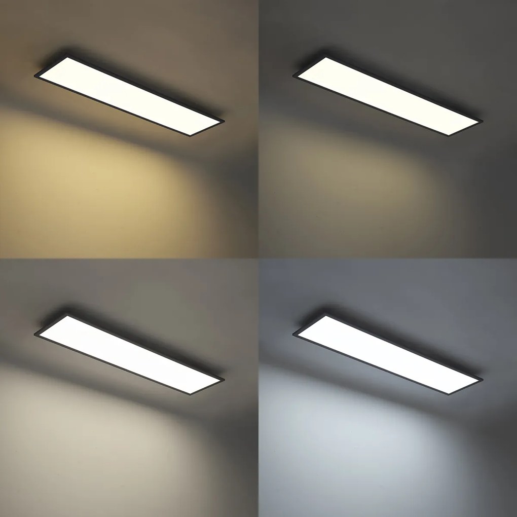 LED panel fekete téglalap alakú LED-del, 3 lépésben dimmelhető - Reeves