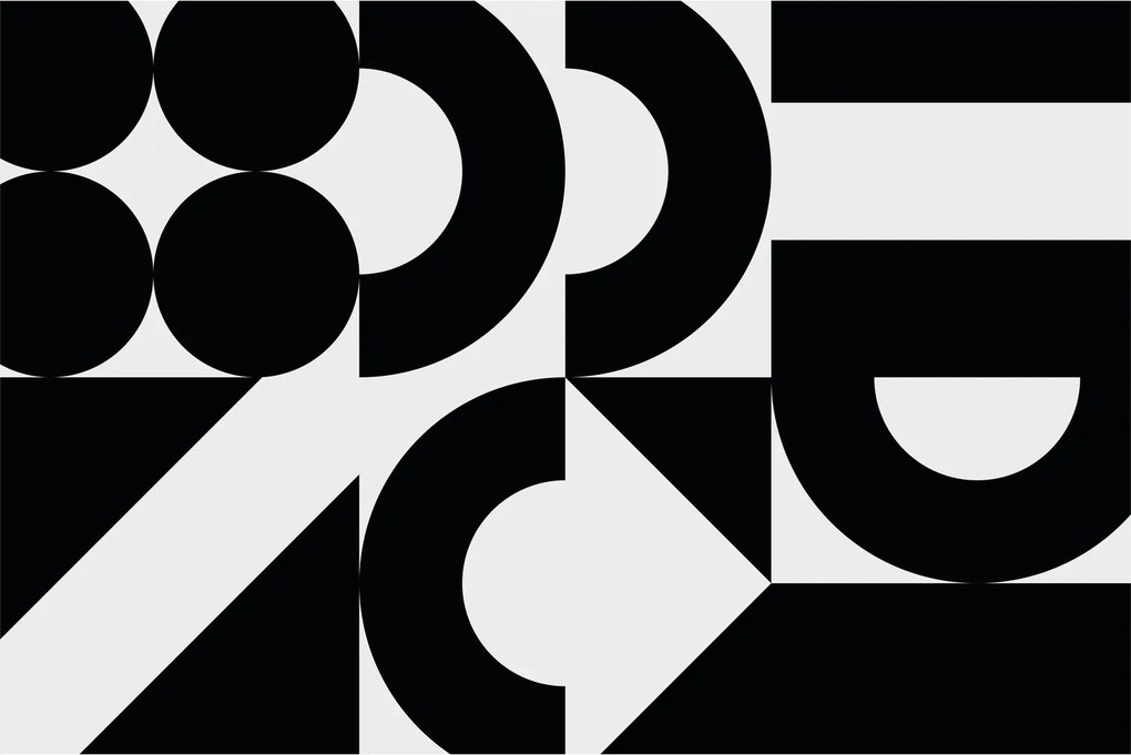 Kép - Geometriai absztrakció N⁰2 (90x60 cm)