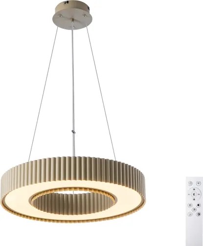 BRILAGI - Dimmelhető LUMIX LED csillár, 48 W, 230 V, 3000–6000 K, bézs, átmérő 50 cm + távirányító