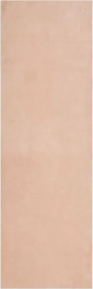 vidaXL HUARTE púderszínű rövid szálú puha és mosható szőnyeg 80x250 cm