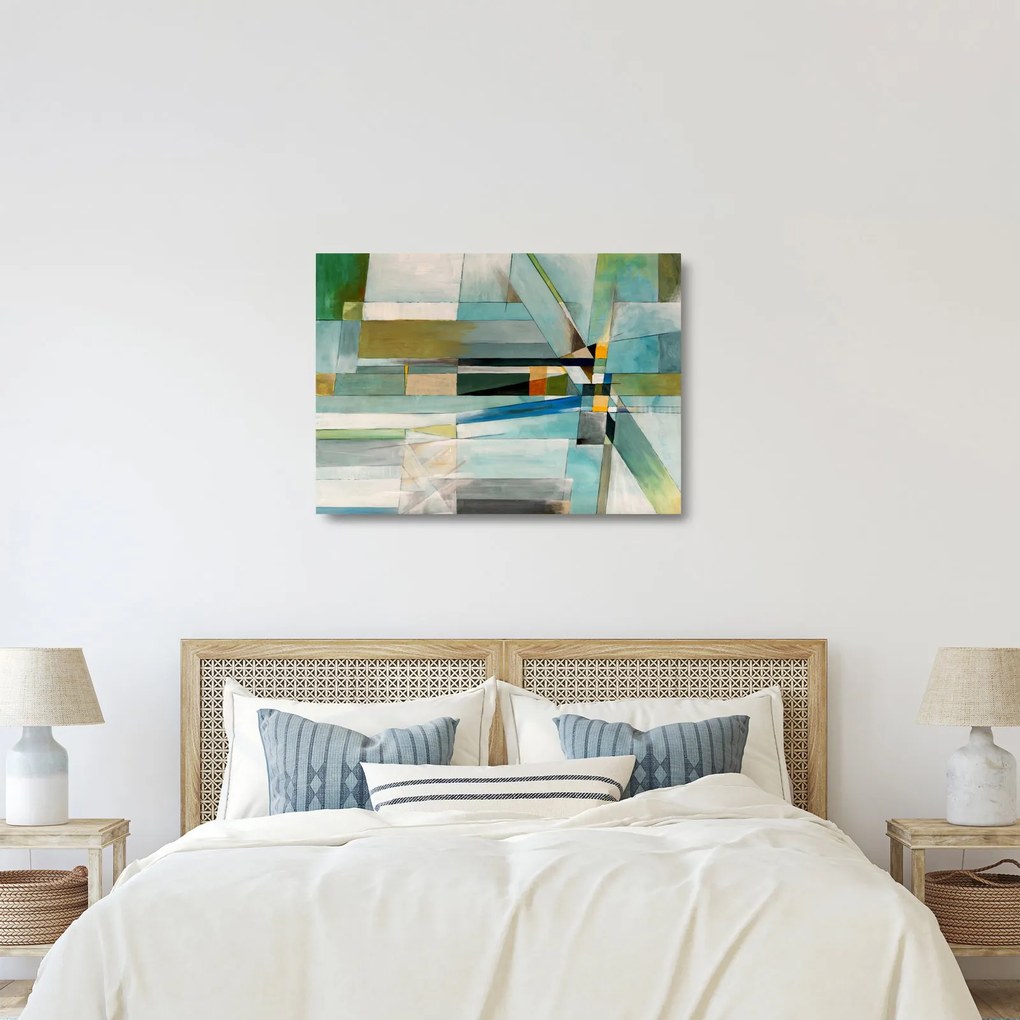 Kép - Absztrakció (üvegen) (70x50 cm)