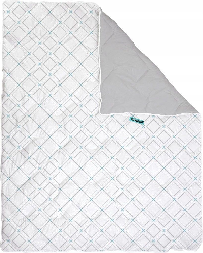 Allergiamentes paplan 220x200 Fargrik Squares nyomott mikroszálas 1,2 kg