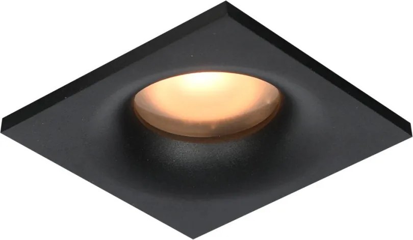 Italux Naru DL-61903-IP44-BK Beépíthető spotlámpa 1x10W/GU10 IP44