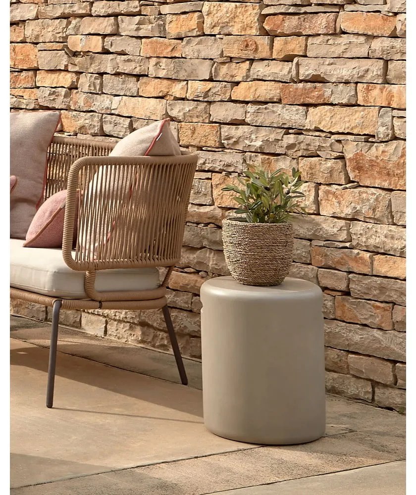 Kerek kerti tárolóasztal ø 35 cm Taimi – Kave Home