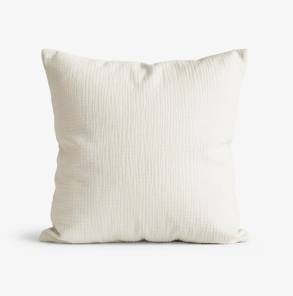 Goldea muszlin párnahuzat - természetes 40 x 40 cm