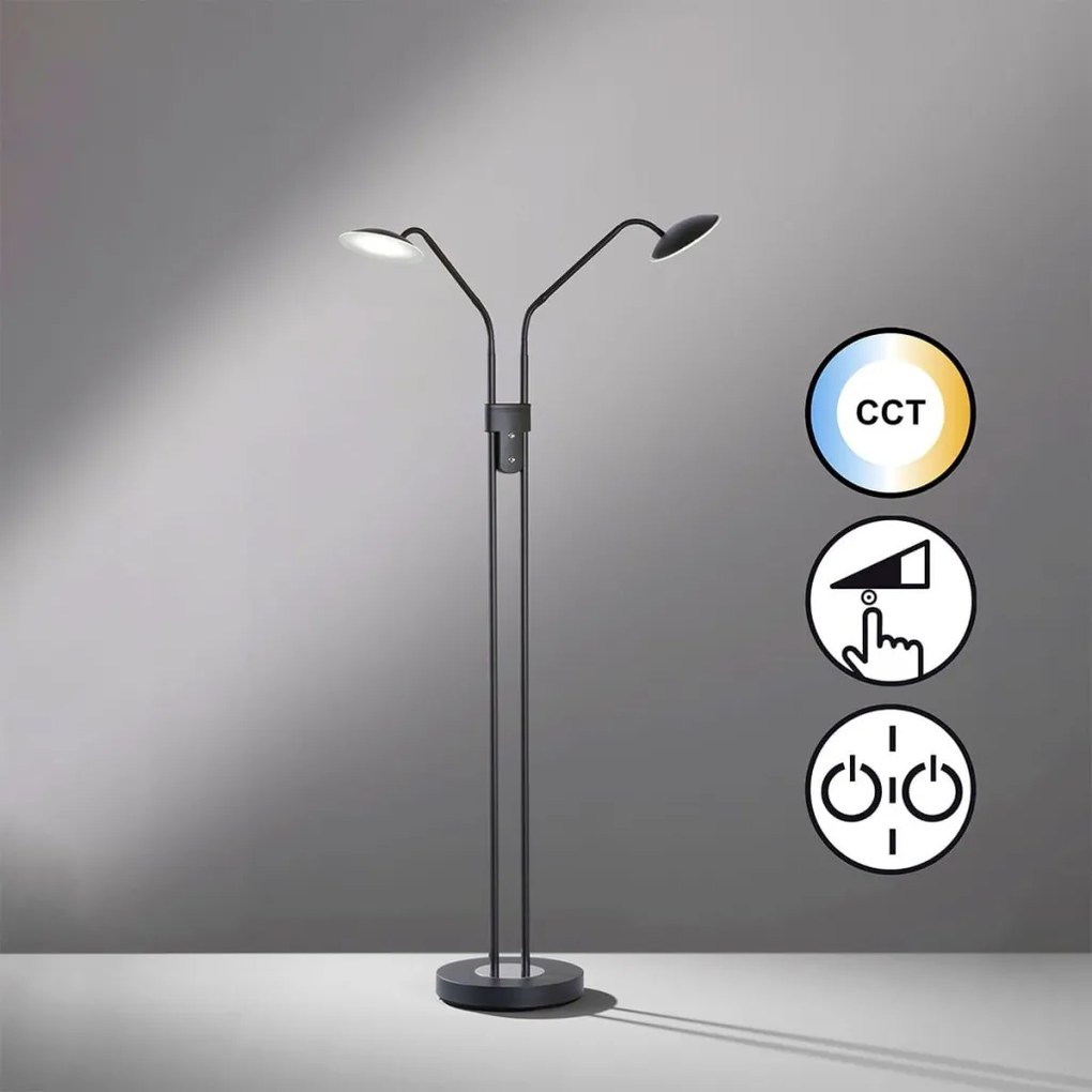 Fischer&Honsel Tallri 40487 Állólámpa 2x7.5W/LED 2700K 1800 lm IP20