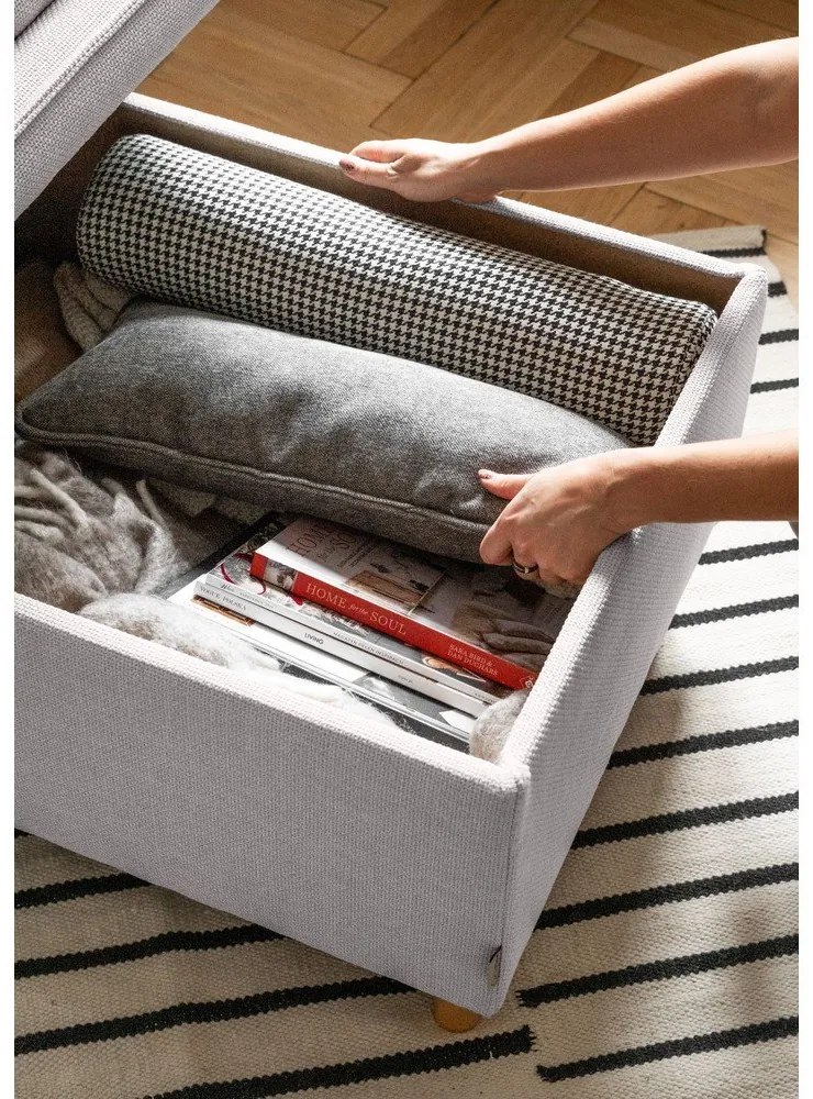 Világosszürke lábtartó Simon – Miuform