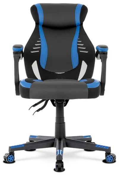 Kék Ekobőr Gamer Szék, Hinta Mechanikával. KA-Y213 BLUE