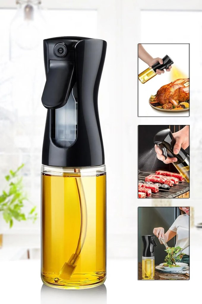 Airfryer olajspray adagoló fekete 210 ml