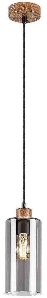 Rabalux Rabalux 72141 - Csillár zsinóron TANNO 1xE27/25W/230V tölgy RL72141