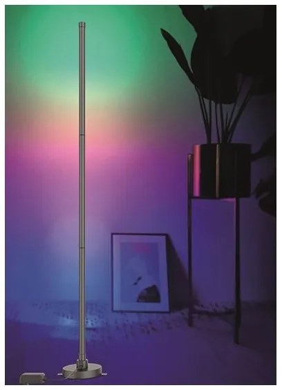 Solight WO62 - LED RGB Dimmelhető állólámpa RAINBOW LED/18W/230V Wi-Fi Tuya + távirányító