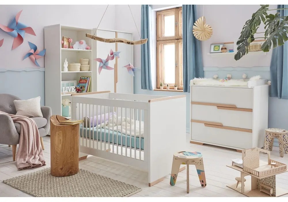 Snap fehér fiókos gyerek komód - Pinio