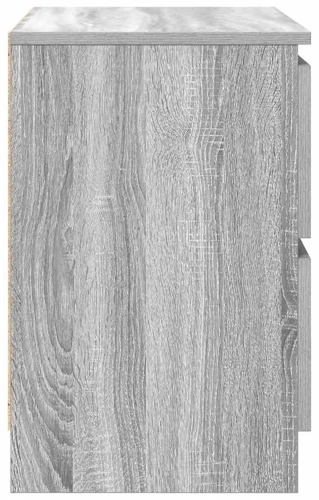 szürke sonoma színű szerelt fa TV-szekrény 60x35x54 cm