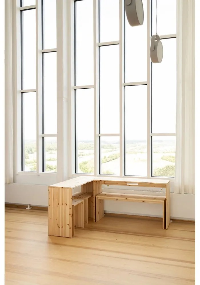 Borovi fenyő étkezőasztal 79x124 cm Join-In – Karup Design