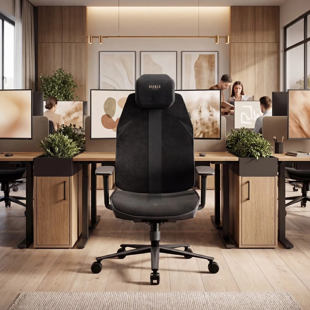 Ergonomikus irodai szék fekete: Diablo V-Flash Ultra Black