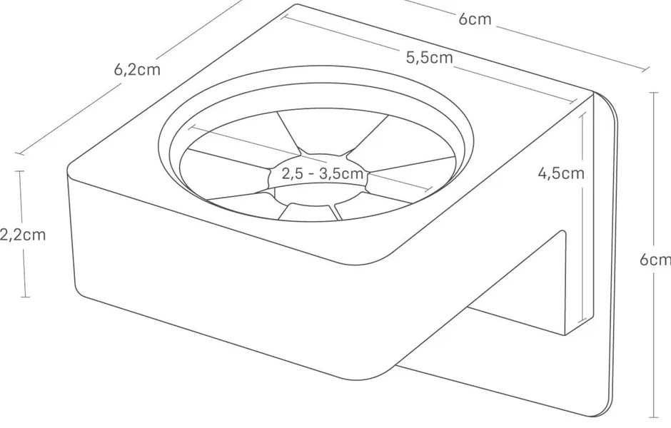 Fekete műanyag multifunkciós tartó Film Hook – YAMAZAKI