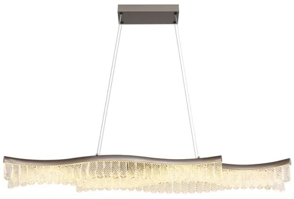 Globo 67348H - LED Csillár zsinóron JULIET LED/35W/230V 3200K matt króm