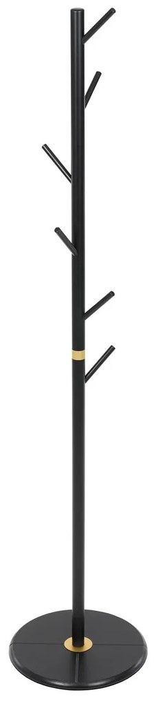 Autronic DR-N1006 BK Fa állvány fekete, 40 x 175 cm