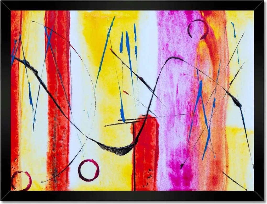 Poszterek keretben 40x30 Absztrakt Már megint ez