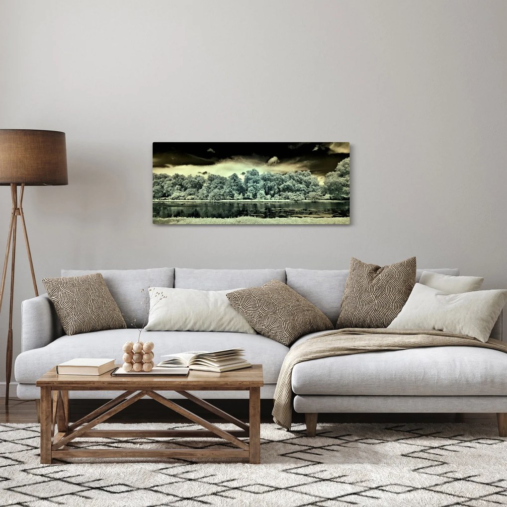 A víz felszínének képe (120x50 cm)