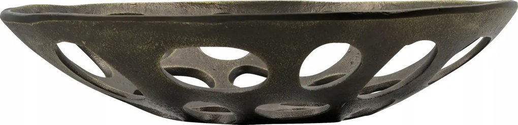 House Doctor Prato Fém Dekorációs Tál 35 cm Antik Sárgaréz