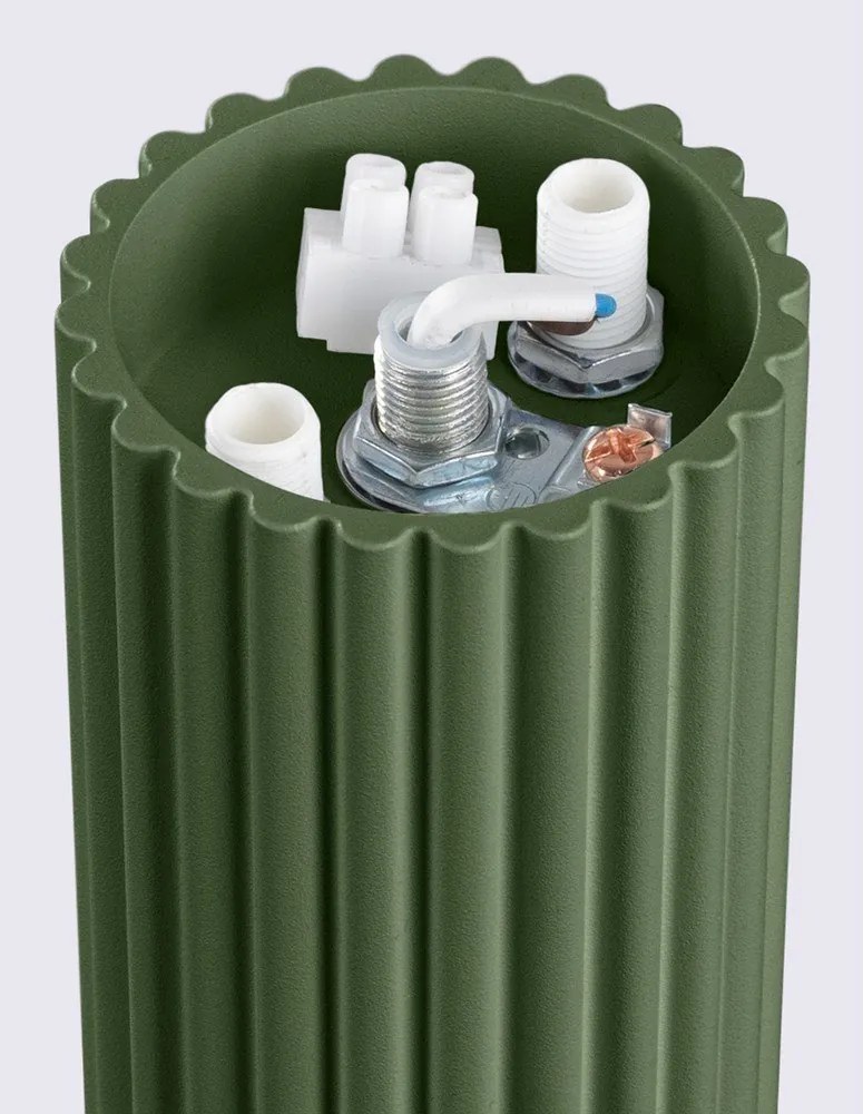 Zöld mennyezeti lámpa üveg búrával ø 12 cm Orbital – Sollux